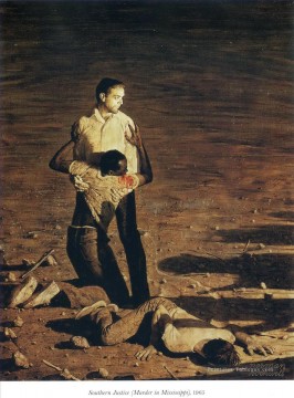 ミシシッピ州南部正義殺人事件 1965 年 ノーマン・ロックウェル Oil Paintings
